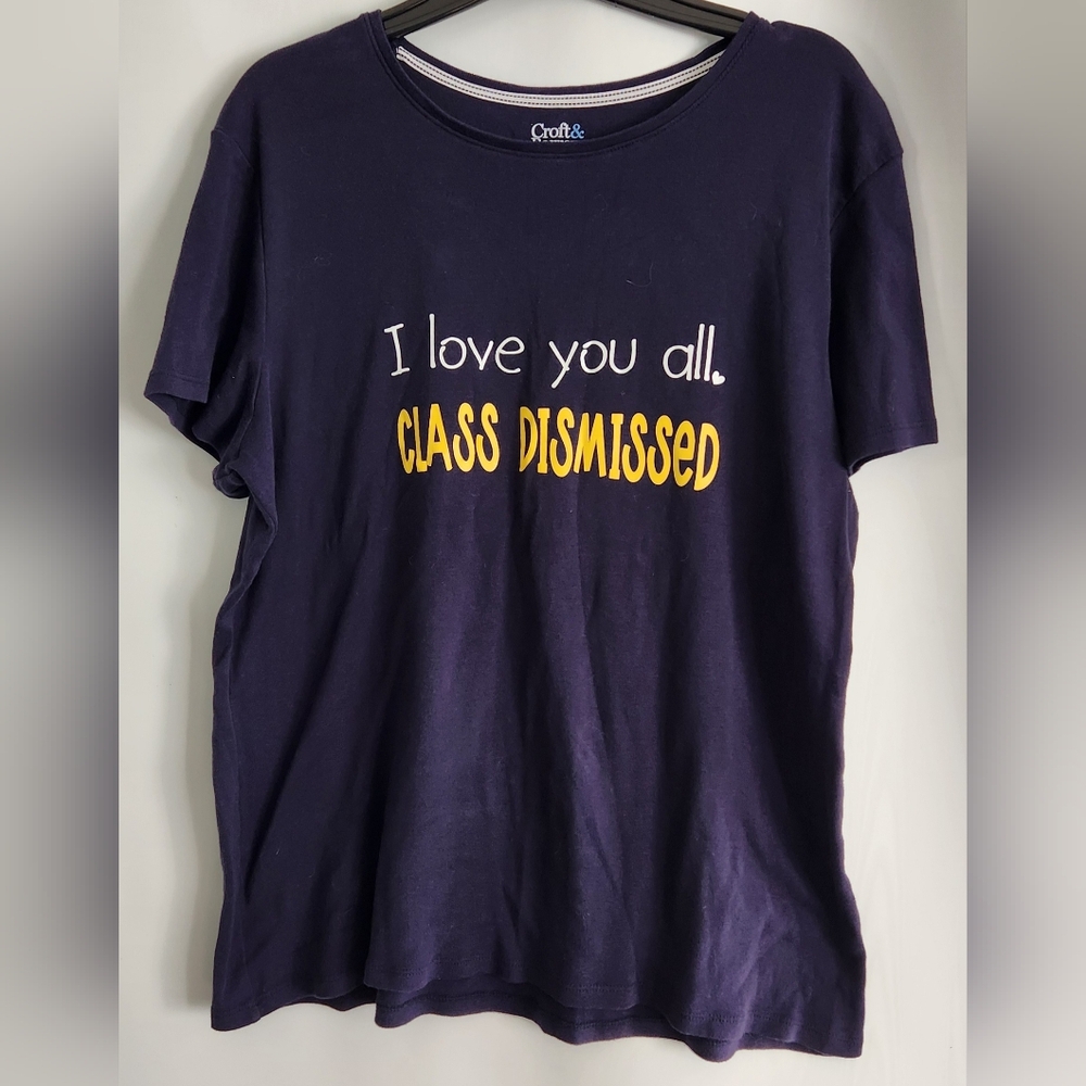 Croft & Barrow Short Sleeve T Shirt Size L The Classic Tee